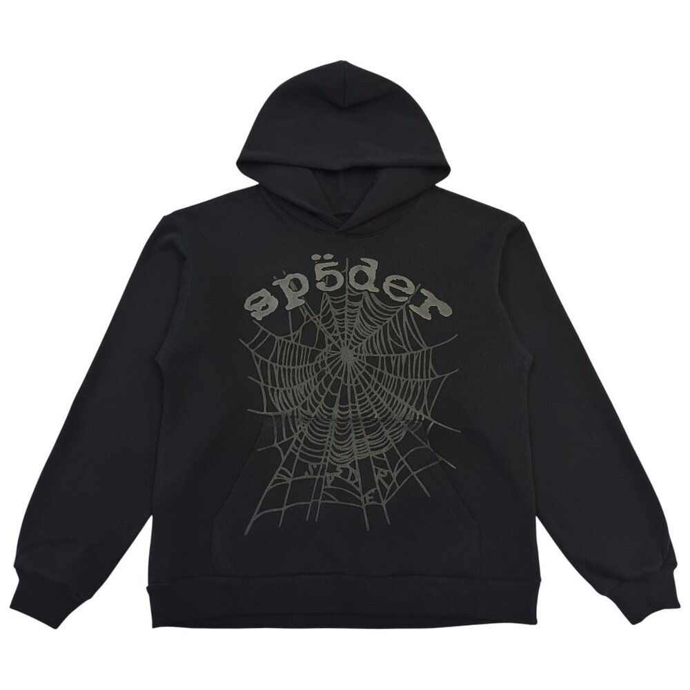 Sp5der Phantom Web Pullover Hoodie Black | Spider Worldwide